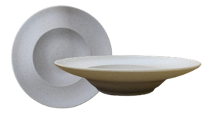 Sandstone- Rimmed Bowl 17.5 x H:3 cm