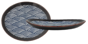 Waves- Oval Coupe Plate 11x9.5x3cm