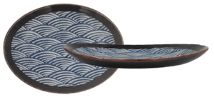 Waves-Oval Coupe Plate 19.5x16x3cm