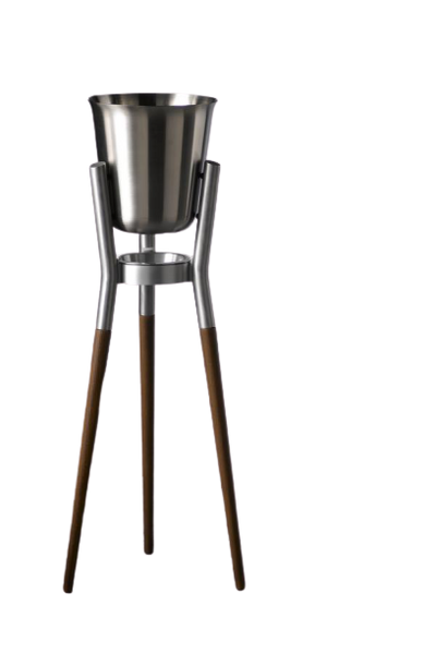 PVD Copper coated Stainless Steel Champagne Cooler with Stainless Steel Stand