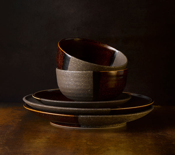Forest Brown- Coupe Plate 19.5cm
