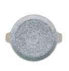 Granite Grey -Round Ear Dish 22.5 cm