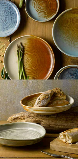 Sand  Walled Plate Ø18cm x H: 3cm
