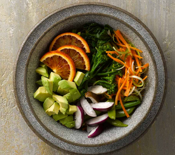 Earth Crackle  Low Coupe Bowl 22cm dia x 4.5cm