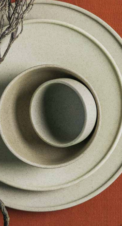 Obsession shell chopsticks rest 7.3x6.3x2m - Sandstone