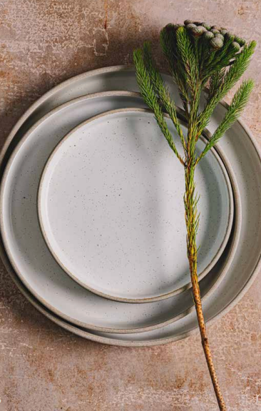 Speckled White Deep Bowl 16cm x H 4.5cm