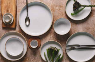 Speckled White Deep Bowl 16cm x H 4.5cm