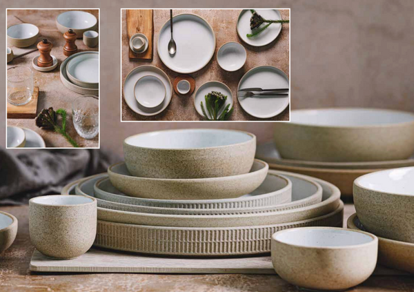 Speckled White Deep Bowl 16cm x H 4.5cm