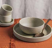 Sandstone- Rimmed Bowl