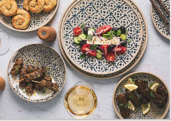 Mosaic Blue-Flat plate 26xH2.1 cm