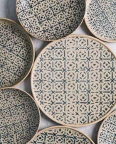 Mosaic Blue-Flat plate 26xH2.1 cm