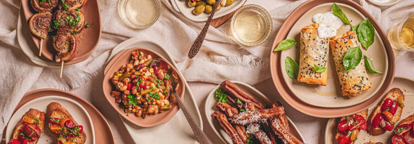 Organic Nature Terracotta- Square Plate 16x13.5 x3 cm