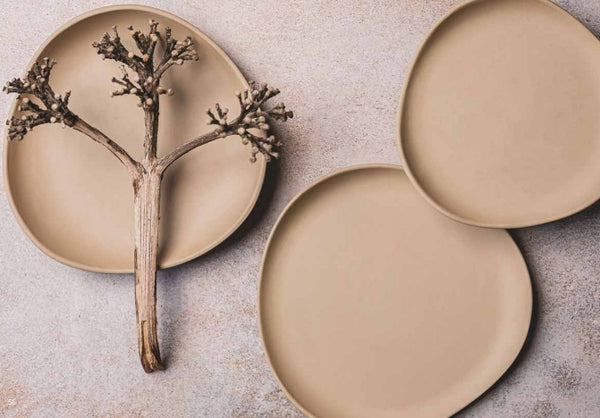 Organic Nature Marron- Flat Plate 24cm dia