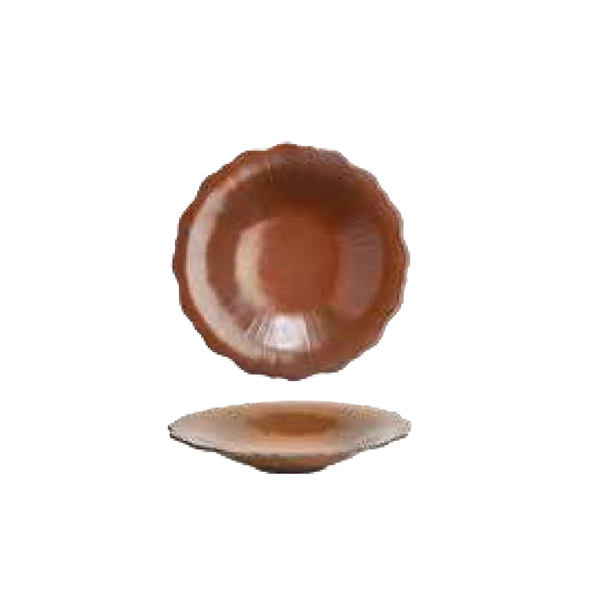 Rustic Copper  Deep Plate 28cm x H4.5cm