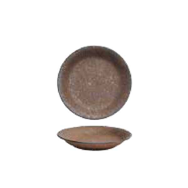 Earth deep plate 19.7cm dia x 3cm h