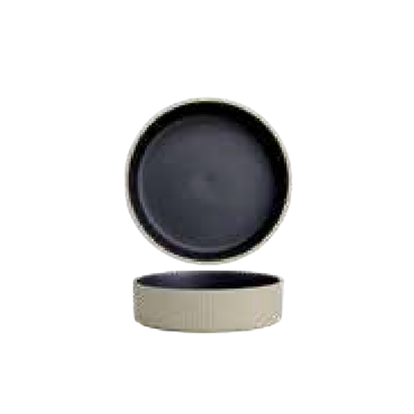 Onyx Black Deep Bowl 16cm x H 4.5cm