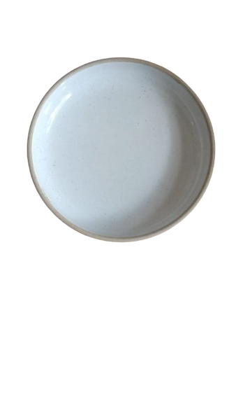 Speckled White -Coupe Bowl 22.2 x H:4.5 cm.
