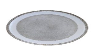 Moonlight Grey with White Band- Giant Oval Platter 47 x 35 x 5cm