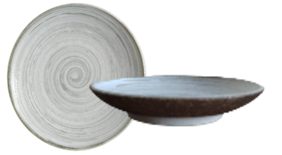 Earth Swirl Beige- Plate 25.6cm