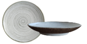 Earth Swirl Beige- Plate 22.7cm
