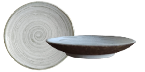 Earth Swirl Beige- Plate 19.3cm