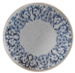 Floral Blue-Flat plate D26 x H2.1 cm