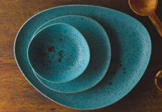 Blue Lagoon- Deep Plate 22cm