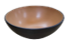 Melamine Two-Tone Brown & Black -  Bowl 14.8 H 5.4cm