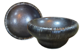 Charcoal -bowl 15.5cm dia x 7.4 cm H