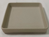 Clay- Square Plate 18.5  cm.