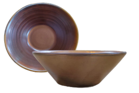 Rustic Copper- conical bowl 14cm x H5cm
