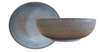 Earth- Crackle Bowl 19.8cm