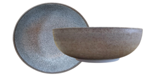 Earth- Crackle Bowl 19.8cm