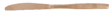 Vintage Copper- Dessert Knife
