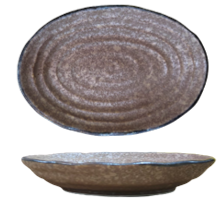 Earth- Oval Dish 19.5cm