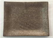 Earth Square Plate 28cm x 28cm - Light Brown - Box 1