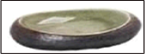 Emerald- oval dish 27cm x H 2.3 cm