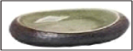 Emerald- oval dish 23cm x H 2.25 cm