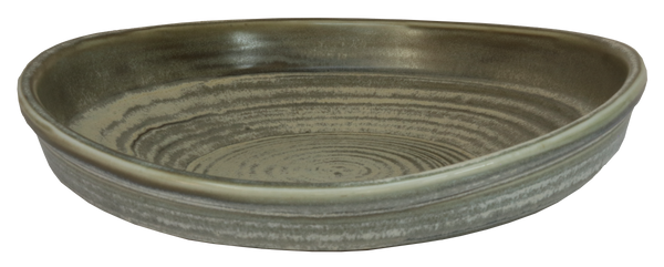 Olive- Oval Deep Plate 22 X 15.4 X H3cm