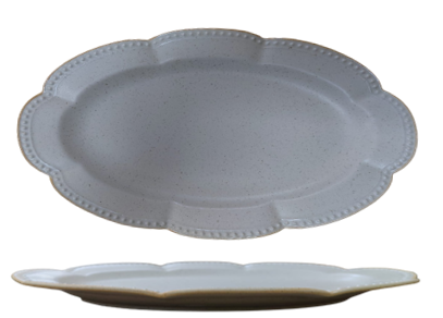 Flora- Oval Platter 32.5x24.7x3cm