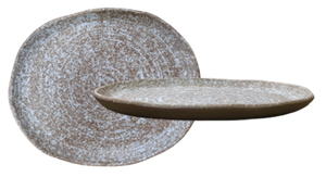 Granite Brown- Oval Plate 28 x 24.2 x 1 cm