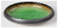 Crackled Glaze- Concave Bowl  15cm - Grass Green