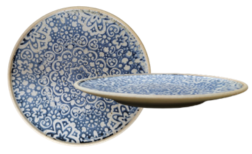 Indigo Batik- flat plate D21xH2 cm