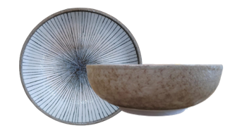 Earth Line -Shallow bowl 15.3 cm x 5.5 cm