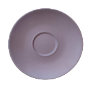 Matte Brown Tea/Coffee Saucer