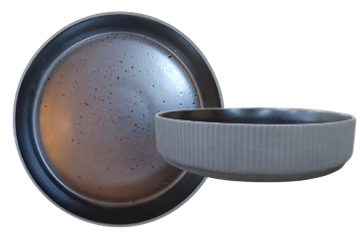 Luna Moonstone- Deep walled plate 19cm -