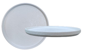 Matte White walled plate 21.5cm