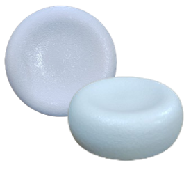 Matte White round dish 12cm x 4cm H