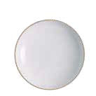 Speckled White- Coupe Plate 25.5 cm