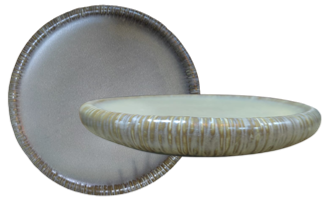 Olive  - plate 23cm dia x 3.3 cm H